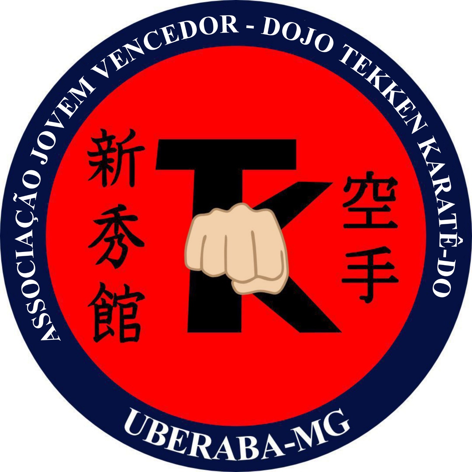Logo Associação Jovem vencedor - Dojo Tekken Karatê-Do