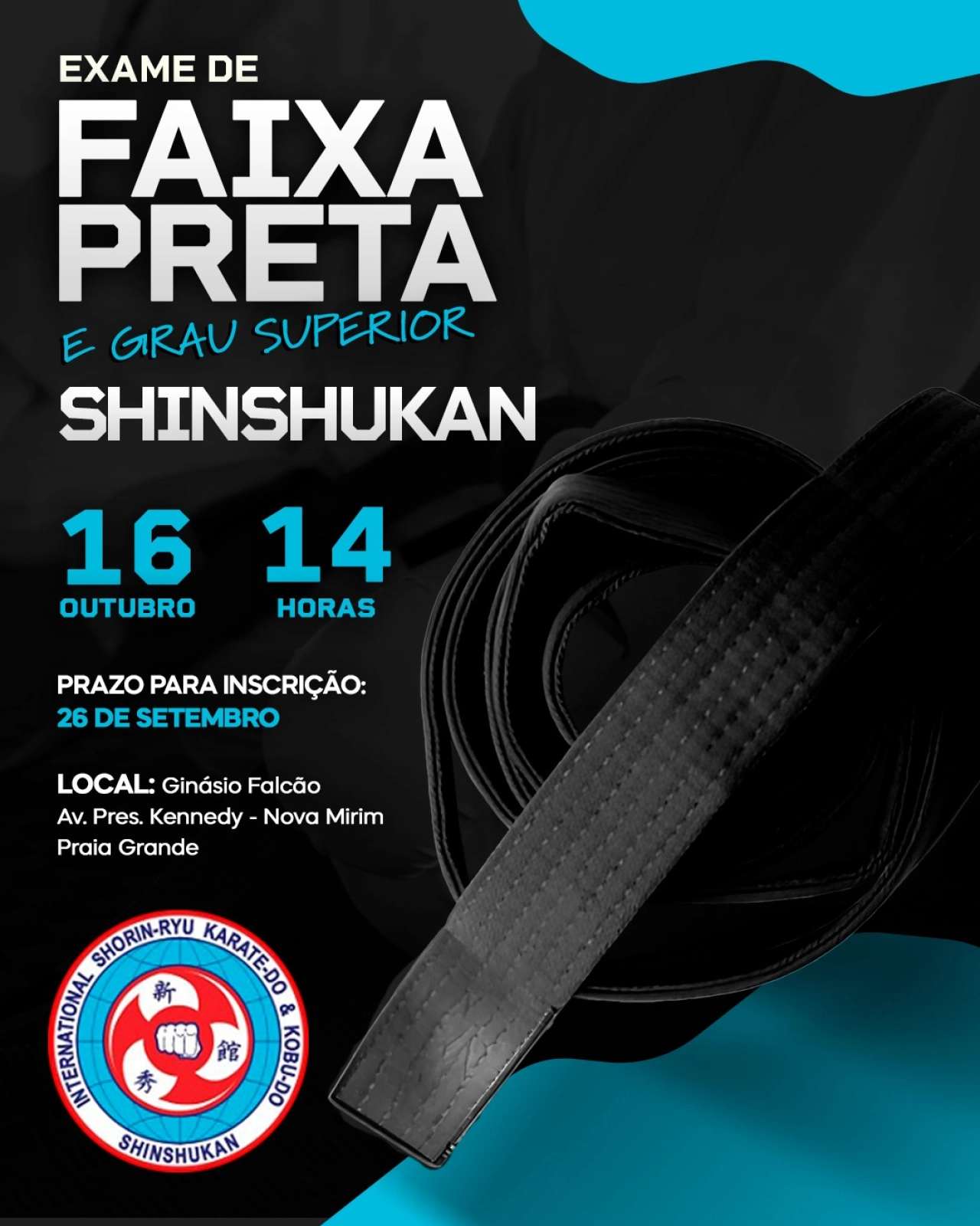 Exame Presencial de Graduação para Faixas Pretas